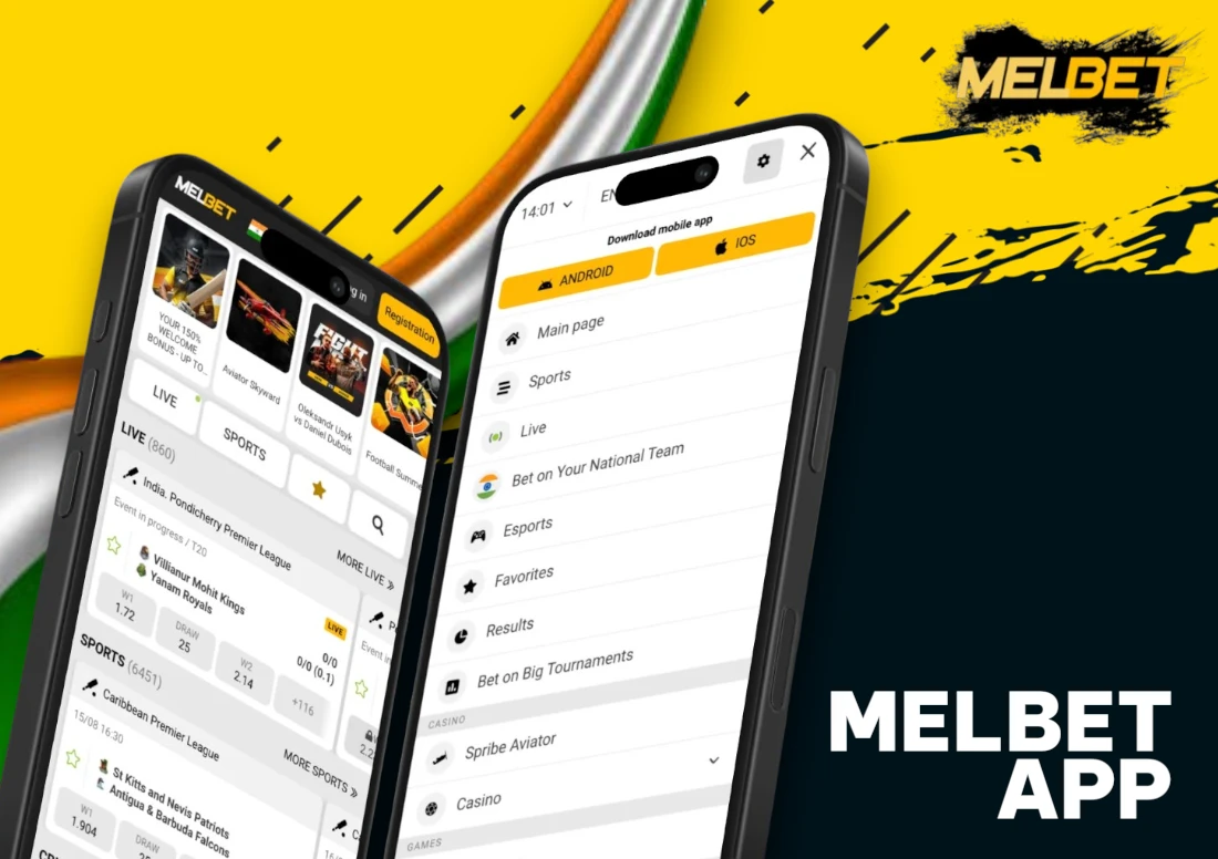 Melbet App India - Download Android and iOS