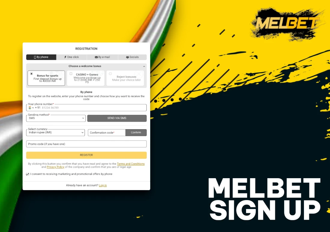 Melbet India - Login and Registration